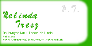 melinda tresz business card